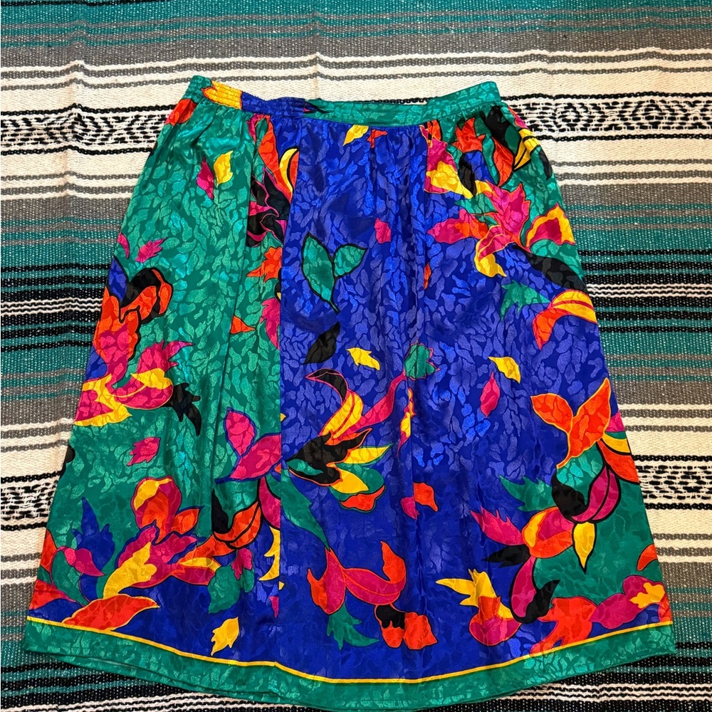 Colorful Floral Women's Skirt
